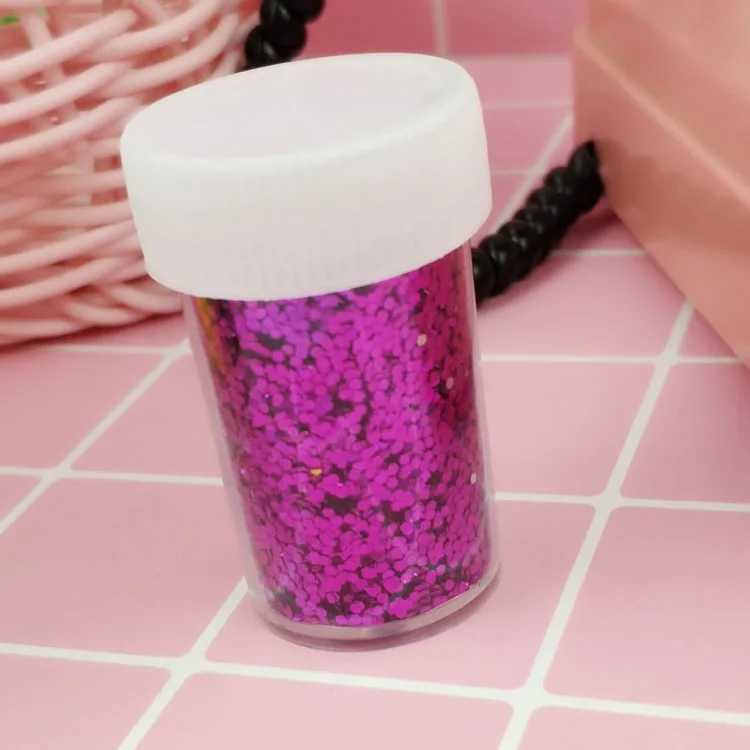 12g glitter/glitter filler transparent/fluffy sticky box toy childrens charm modeling clay DIY kit accessories fun gifts Free shipping