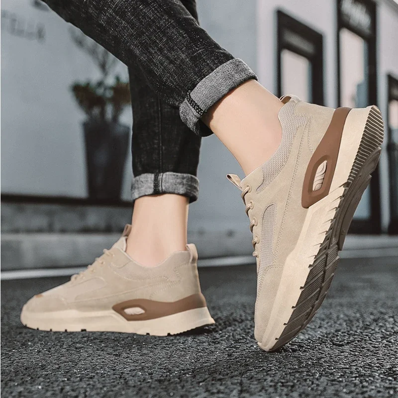 Man Fashion Sneakers Mesh Breathable Man Running Tennis Shoes Comfortable Outdoor Sports Men Casual Shoes Tenis Masculino