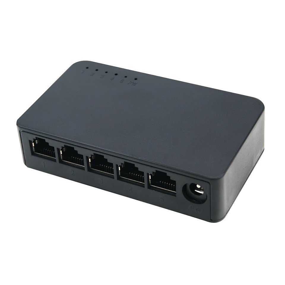 Network switch Mini 5-port Ethernet switch 1000Mbps/100Mbps Gigabit high-performance intelligent switch RJ45 hub Internet injector CL240905