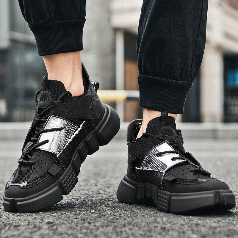 SportS hot Thick Bottom Sneakers Men Casual Lightweight Platform Shoes Soft Breathable Brand Running Shoe 5358