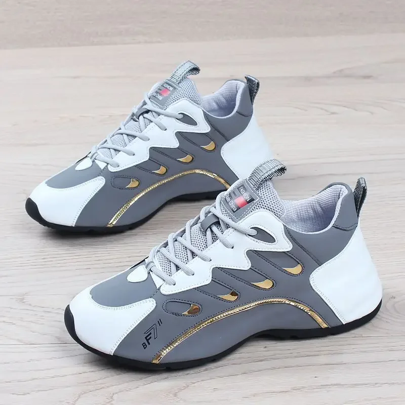 Men Fashion Casual Sneakers for Light Soft Breathable Vulcanize Shoes High Quality Soft Leather Sneakers Zapatillas De Mujer 202