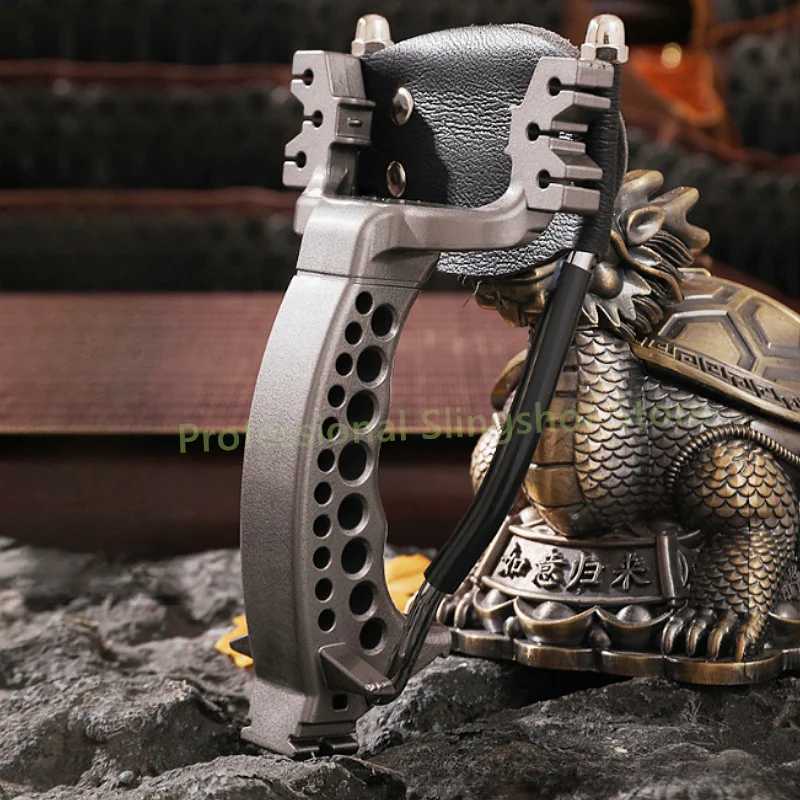 Strong outdoor hunting wrist support auxiliary sling ABS compass powerful shooting card ball sling accessories W240905