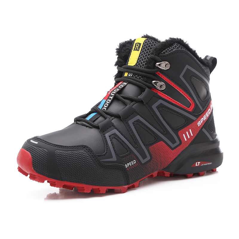 Fashion Warm Hiking Shoes Men Winter Snow Men Shoes Tactical Boots Climbing Mountain Sneakers Combat Boots 2023