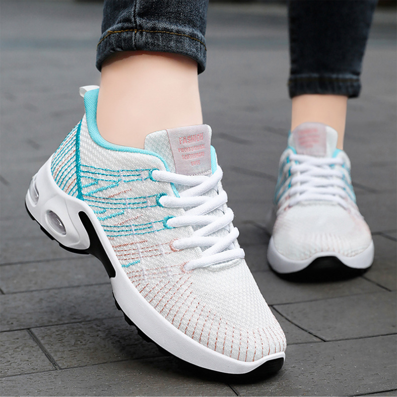 Single Casual Women Mesh Breathable Running New Shoes Men Outdoor Thick Sole Sports Walking Sneakers 19f1 b469