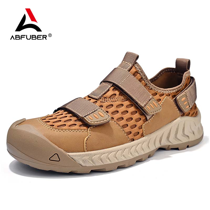 New Summer Outdoor Men Sneakers Breathable Slip On Loafers Men Casual Shoes Antiskid Mesh Men Shoes Waterproof Walking Zapatos