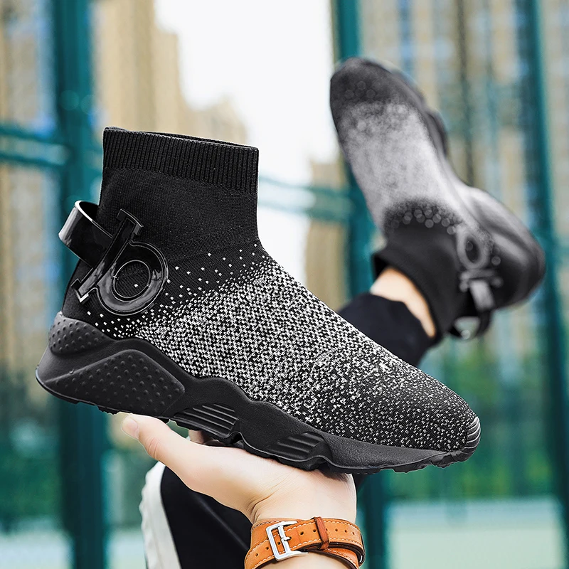 Skid-Proof Men's High Top Sneakers Luxury Designer Trainer Men's Summer Sports Shoes Men Designer Shoes Tenis Feminio Tennis