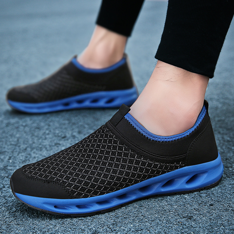 Casual Summer Suxi Flat Mesh Shoes, Breathable Sleeves, Soft, Comfortable, and Antiskid Men's Sandals 9f21 Sals