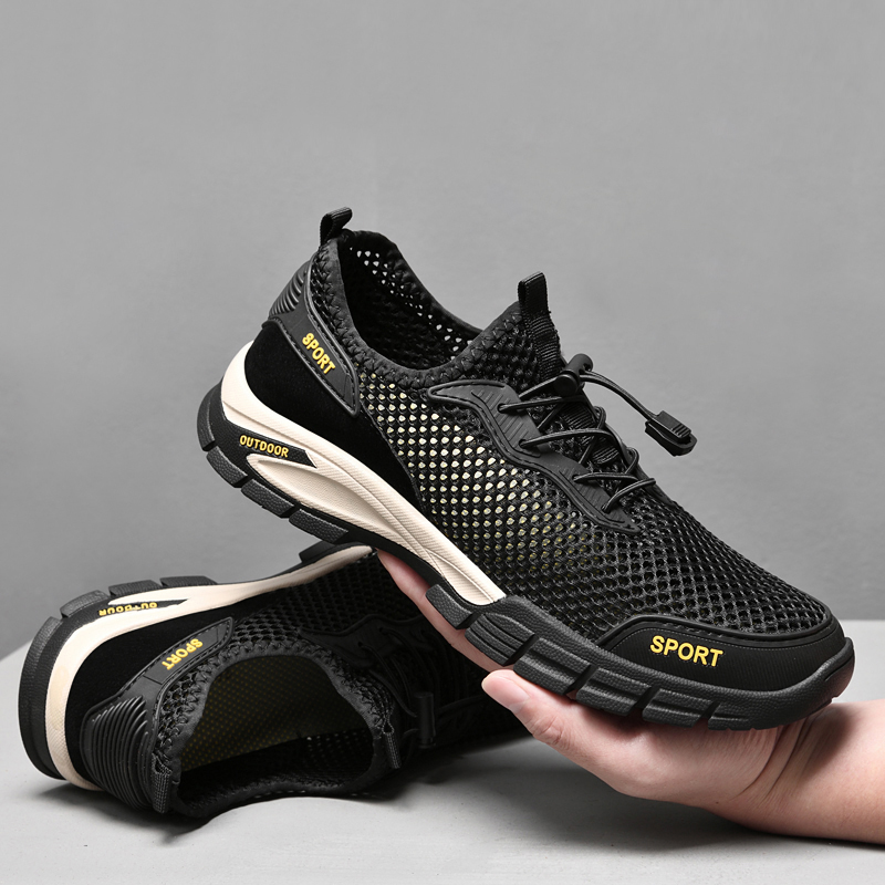 Mountaineering Mesh Men's Exclusive NEW hot River Tracing Shoes, Casual Large Outdoor Breathable Mesh, Fashionable Sports