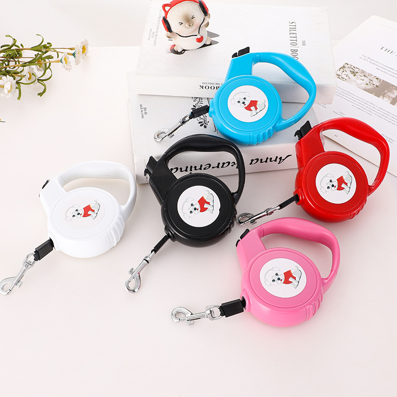 Halloween dog walking rope pet automatic retractable traction rope small and medium-sized dog automatic traction device outdoor dog walking pet suppli
