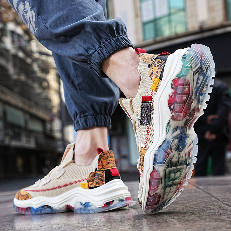 Male Sneakers casual Mens tenis shoes Trainer Race Breathable fashion loafers running Shoes for men 03db