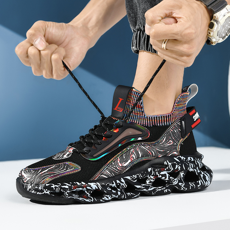 Male Sneakers tenis shoes Mens casual Trainer Race Breathable fashion loafers running Shoes for men f93e