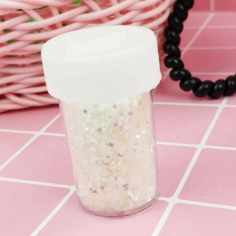 12g glitter/glitter filler transparent/fluffy sticky box toy childrens charm modeling clay DIY kit accessories fun gifts Free shipping
