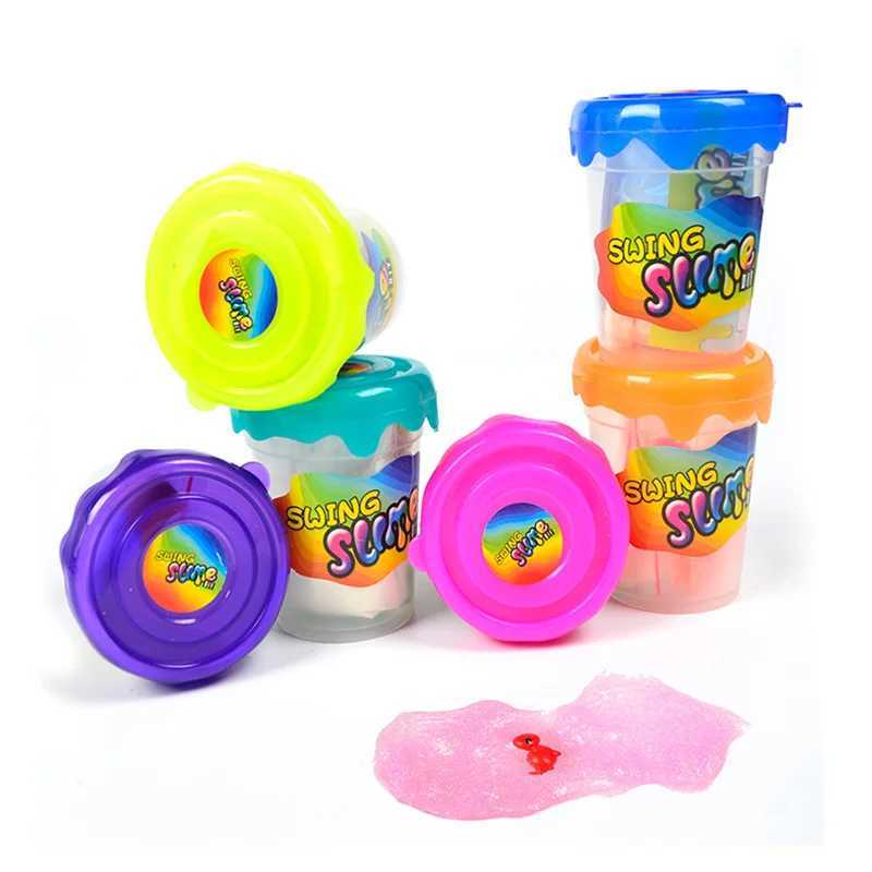 2019 Polymer Magic Sand Products Powder Manufacturing Can Flash Vibration DIY Lizun with Box Just Add Water Adhesive Kit Free shipping