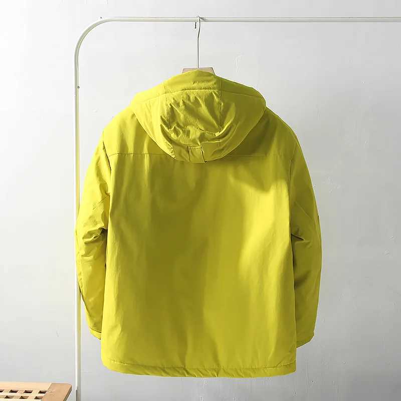 Outdoor mountain windproof and splash proof jacket autumn mens thick hooded attack jacket hiking cotton jacket W240905