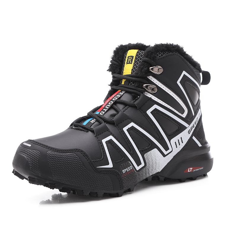 Fashion Warm Hiking Shoes Men Winter Snow Men Shoes Tactical Boots Climbing Mountain Sneakers Combat Boots 2023