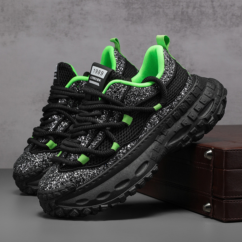 Breathable Men's Running Shoes: Stylish Sneakers for Casual Wear - Free Shipping