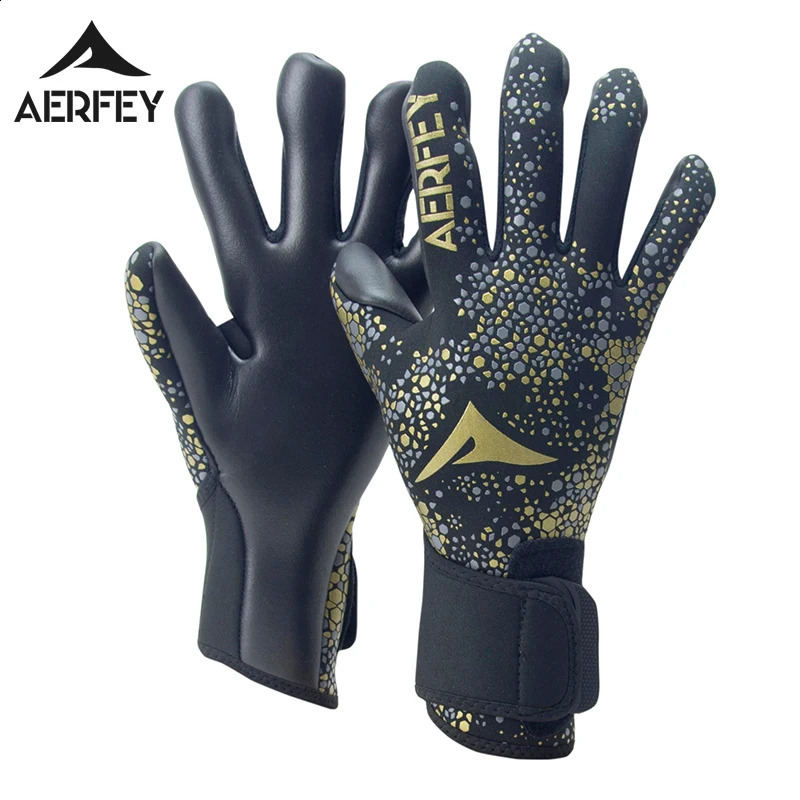 AERFEY Football Soccer Goalkeeper Gloves Thicken Latex without Fingersave Non-slipand Wear-Resistant 240828