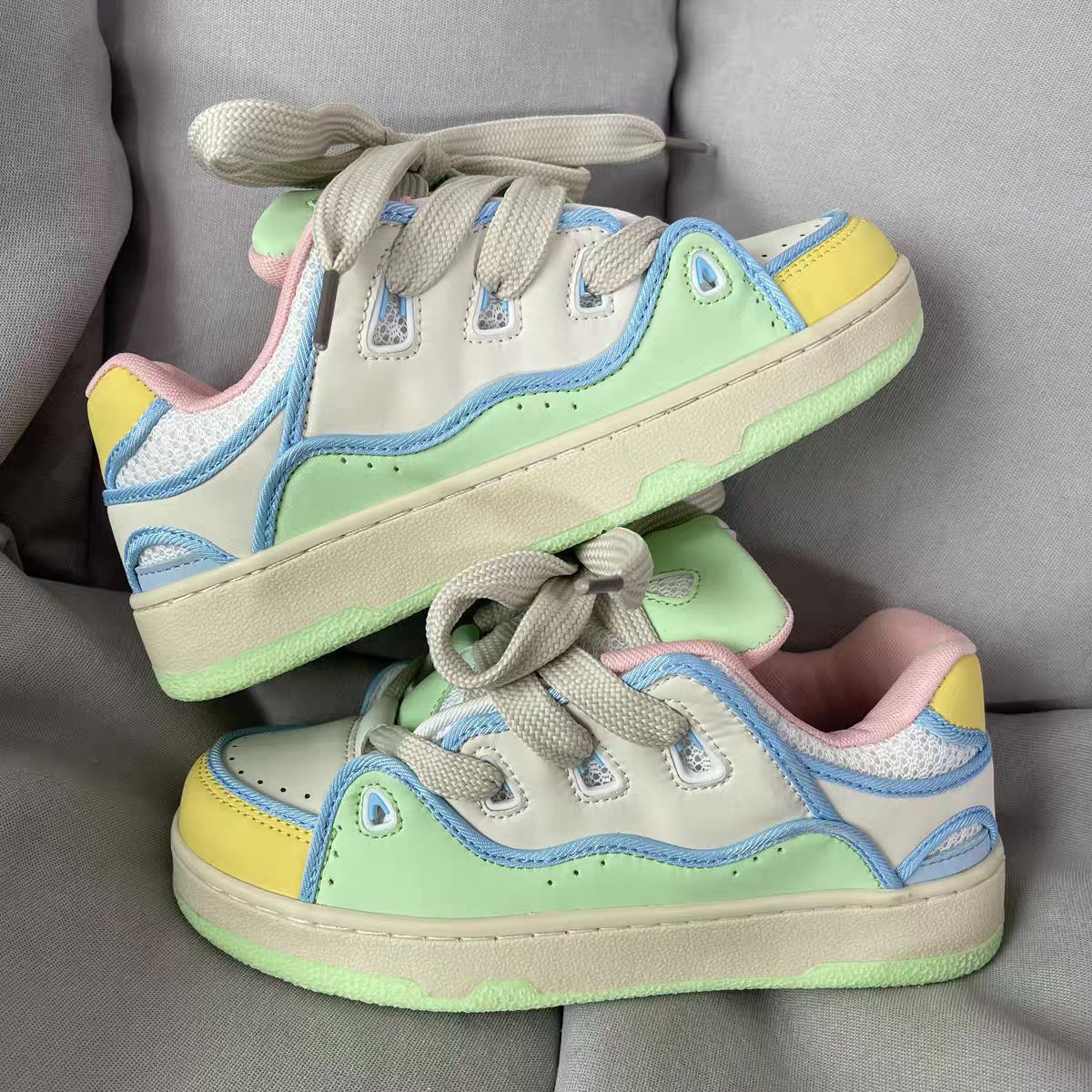 Men Women Couple Casual New Trendy Shoes Thick Sole Fashion fashion