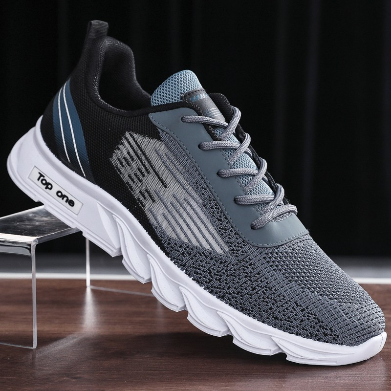 Men Mesh Flywoven New Breathable Fashion Men's Vulcanized Male Soft Sneakers Summer Casual Sports Shoes c6c0 's a191