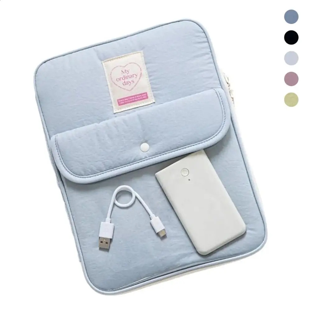 13 15 inch Laptop Sleeve Insert Pocket Nylon Notebook Storage Bag Large Capacity Shockproof Carrying Case for Air/Pro M2 M3 240905