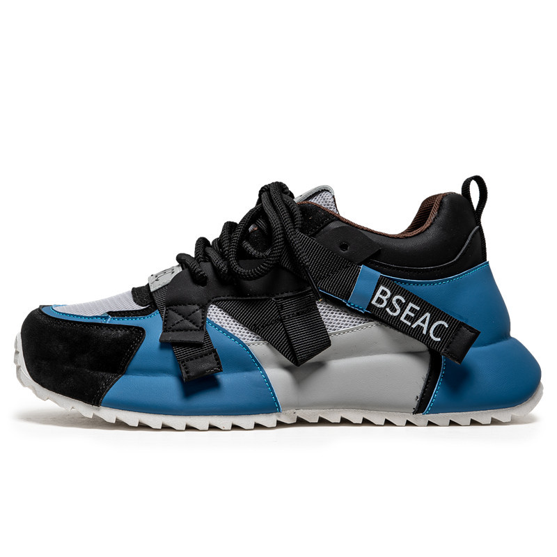 Color Blocked Fashion Sneakers Sports Running Shoes for Men | Breathable Athleisure 80ea