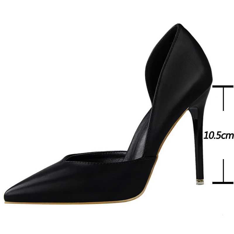 High Quality BIGTREE Shoes White Womens Pump Pu Leather High Heels Stiletto Shoes Wedding Shoes Pointed Toe Classic Pump Womens Basic Pump T241024