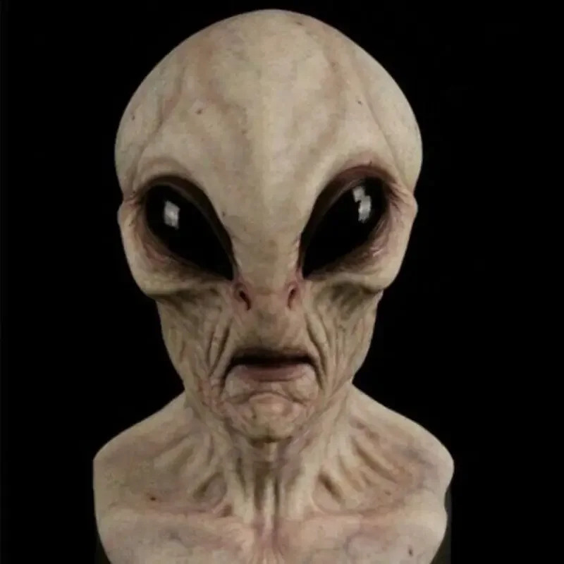 Alien Funny Mask Halloween Alien Mask Latex Headgear Horror Faceless Man Mask Alien Party Decoration Funny Cosplay Prop Mask 240904