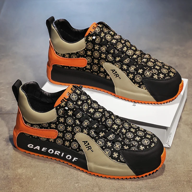 Men's Retro Forrest Gump Board Spring Summer New Fashion Versatile Flat Anti Slip Sports Banquet Travel Casu 2380