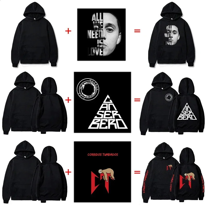 Mens and womens custom printed hoodies loose casual hoodies long sleeved sweaters personalized street sweaters 240905
