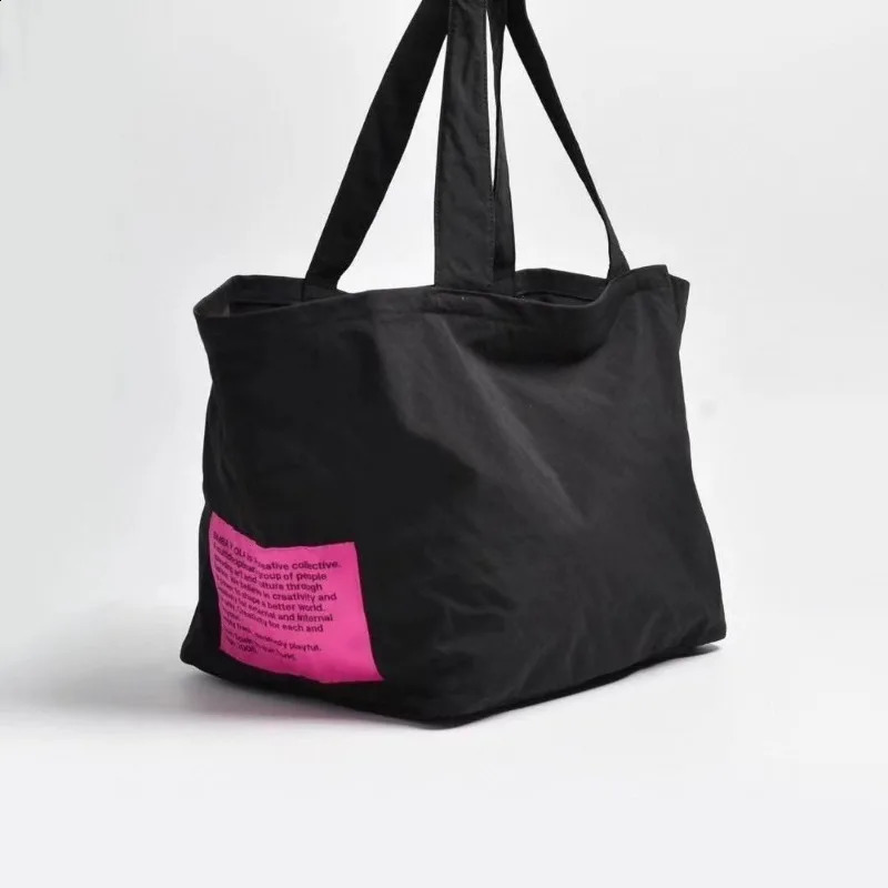 Ladies handbag bag beer capacity shopping bag waterproof shoulder bag fashionable nylon bag 240903