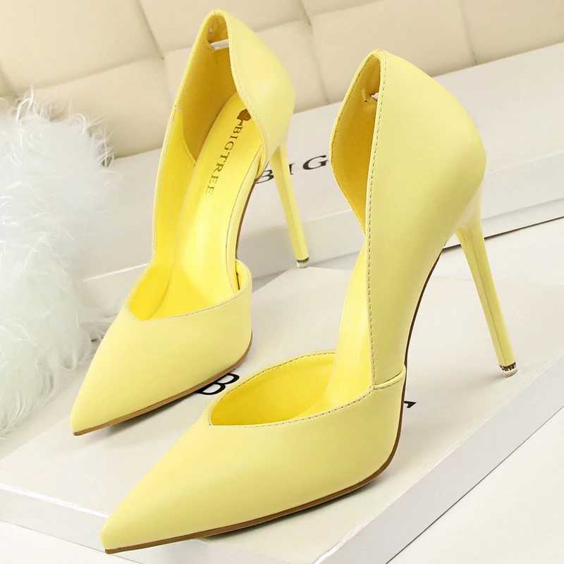 High Quality BIGTREE Shoes White Womens Pump Pu Leather High Heels Stiletto Shoes Wedding Shoes Pointed Toe Classic Pump Womens Basic Pump T241024