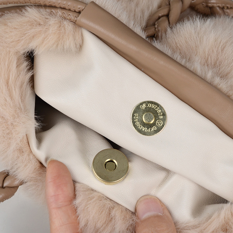 Fashion velour bag flower Plush Handbags Crossbody bag small pumpkin bag new hand-held wool-like bag fashion Joker clouds pleated bag Designer shoulde