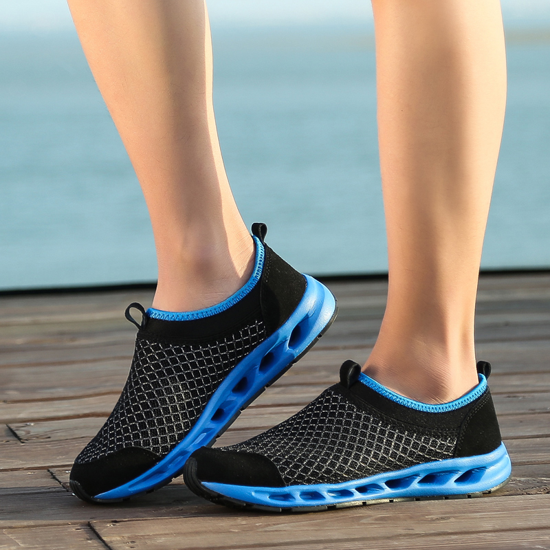 Casual Summer Suxi Flat Mesh Shoes, Breathable Sleeves, Soft, Comfortable, and Antiskid Men's Sandals 9f21 Sals