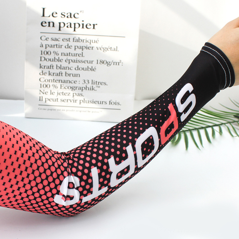 Cross border wholesale ice silk sleeve cover summer sunscreen sleeve ice sleeve cycling arm protection sunscreen