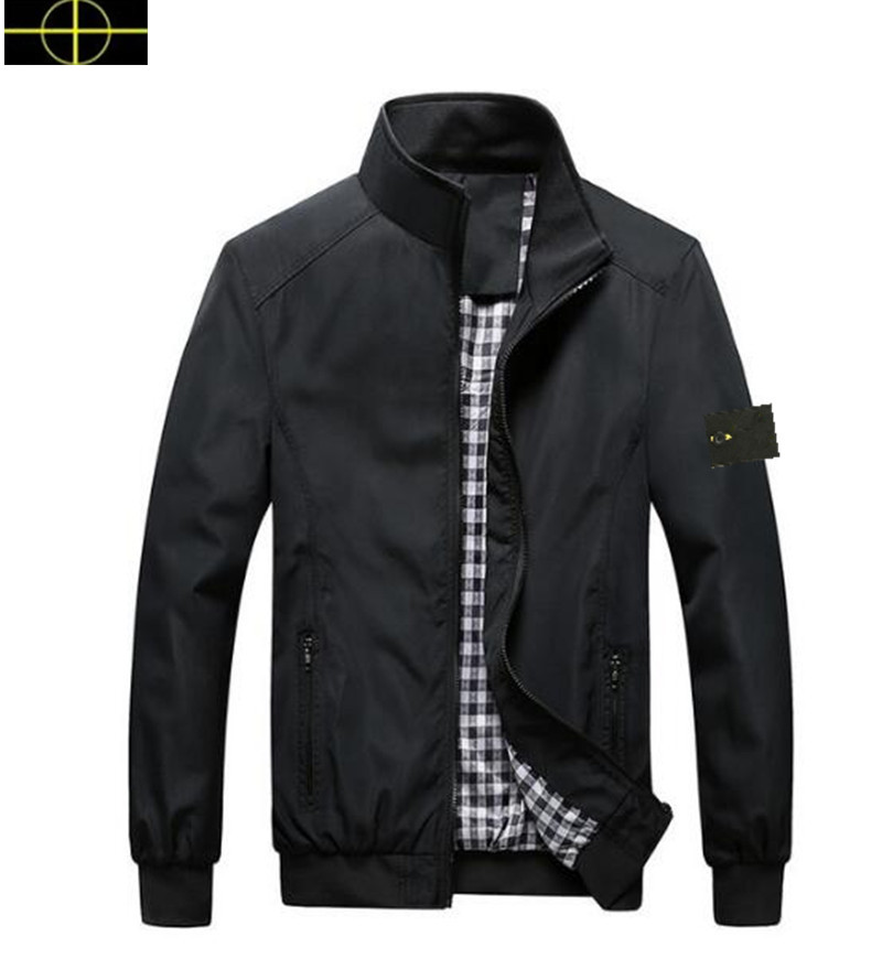 stone jacket islands cargo jumper men women Fashion Men's Designer Coat Autumn Baseball Slim Style Classic Casual Windbreaker Coat Zipper jacket