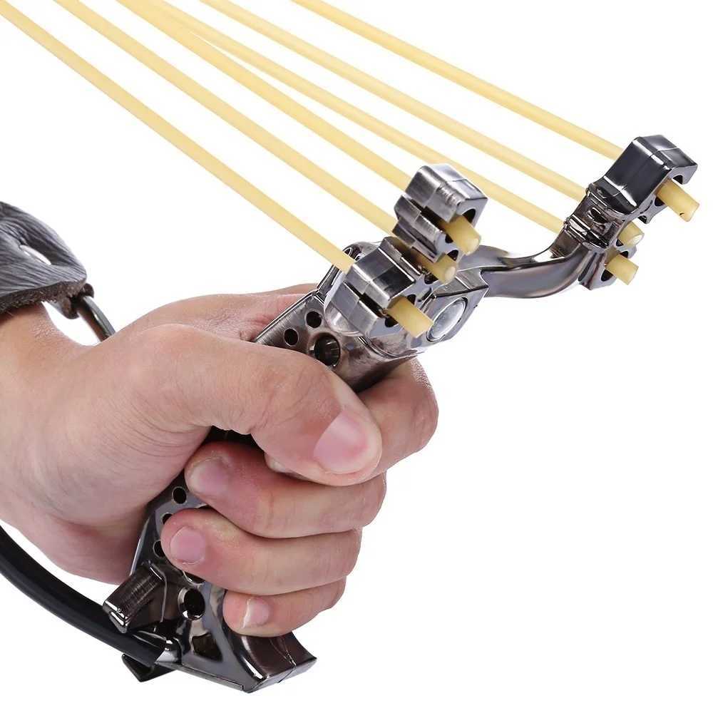 New outdoor powerful slingshot folding wrist adult slingshot hunting slingshot W240905