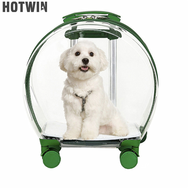 New model fully transparent Breathable multifunction Portable Travel Pet carrier dog Stroller