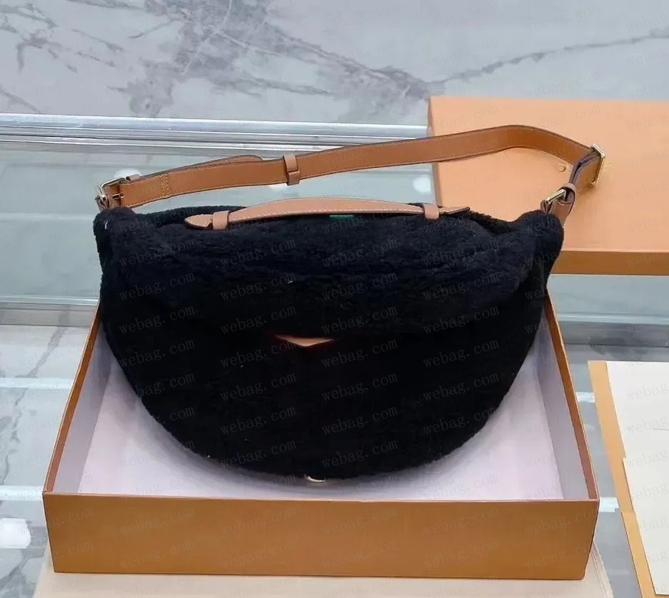 Sacs de taille de luxe de créateur de gros Cross Cross Body Woolen Handsbag Famous Bumbag Fashion Sac à bandoulière Balking Sacs de taille diagon