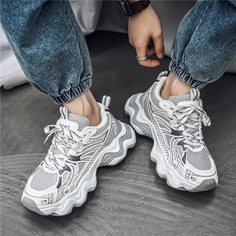 Men Shoes Sports Shoes Fashion Comfort Running Shoes Thick Sole Sneakers Free shipping