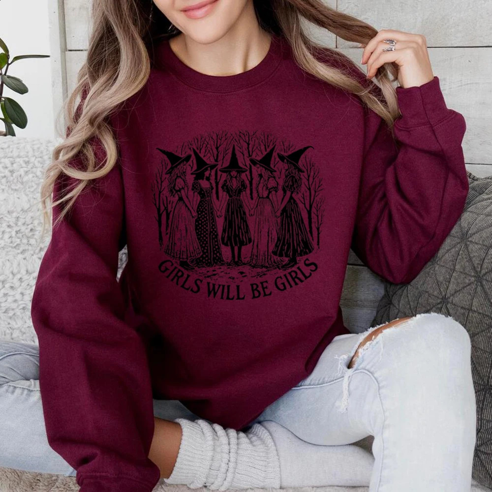 Halloween s Will Be s Witch Sweatshirt Funny Witch Shirt s Power Halloween Womens Gothic Hoodie Witch Vibe Sweatshirt 240905