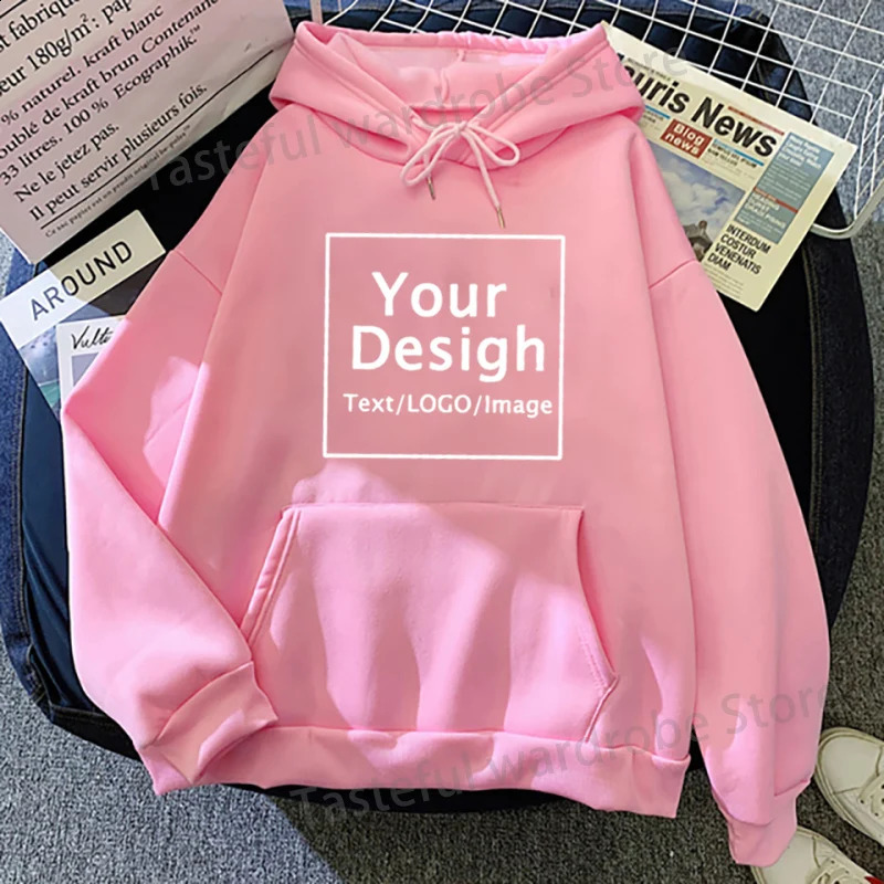 Your own n printing mens/womens hoodie DIY /image customization mens hoodie DIY womens sportswear unisex mens and womens clothing 240904