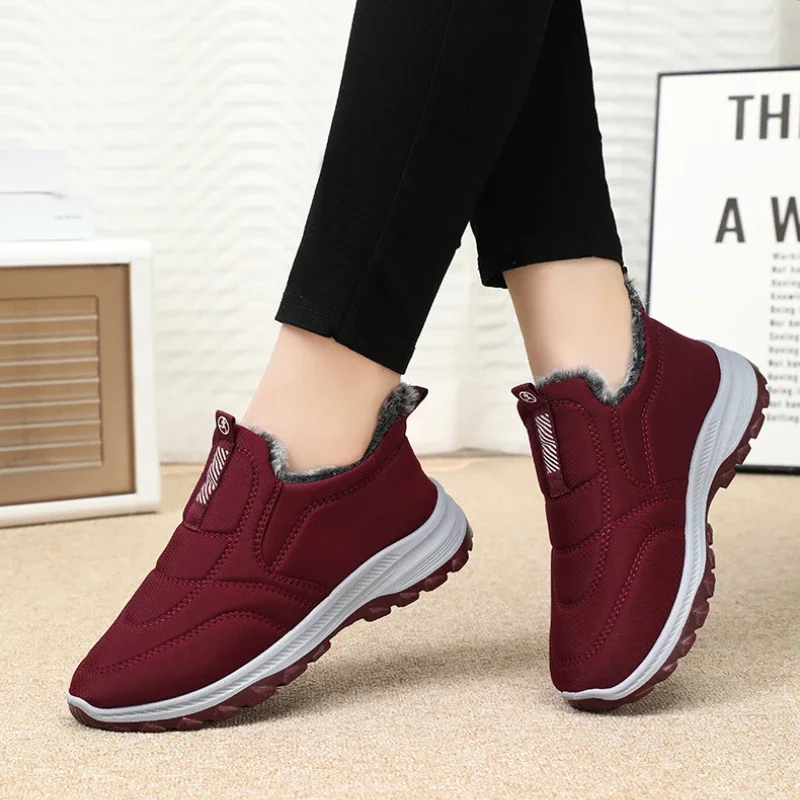 2025 new Women Men Cotton Lovers New Plush Warm Comfortable Anti Slip Snow Boots Outdoor Sports Leisure Shoes Lightweight 3315 zhanyishengli
