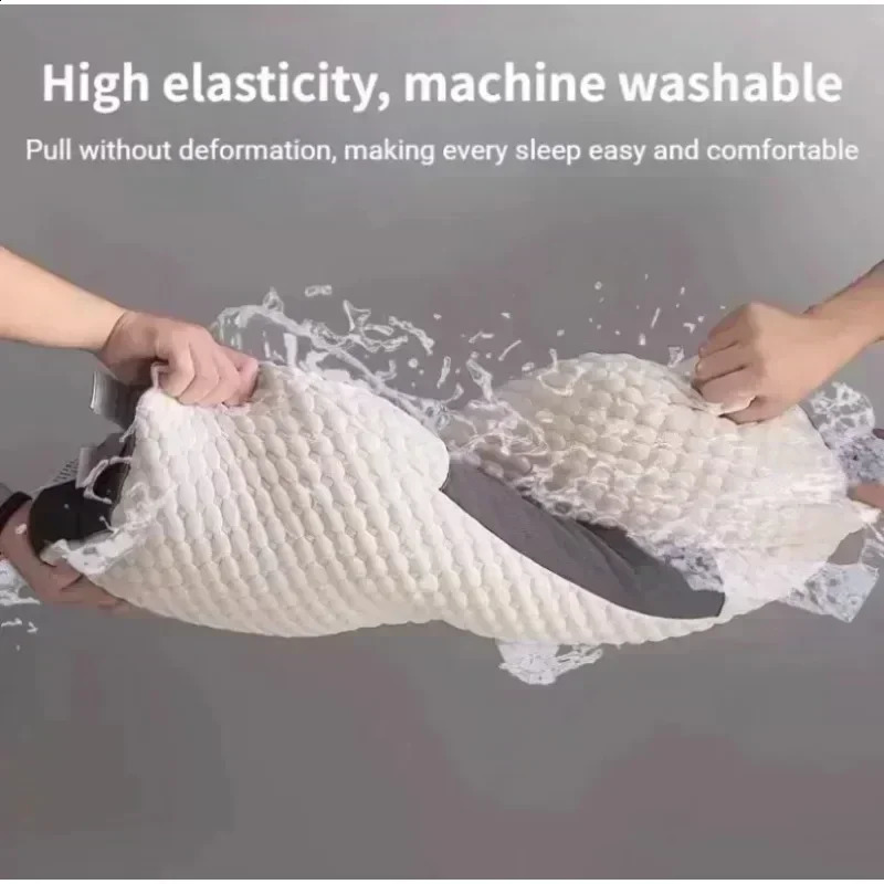 Super 3D ergonomic pillow for sleep correction of the neck protecting contour spine and suitable all sleeping positions 240903