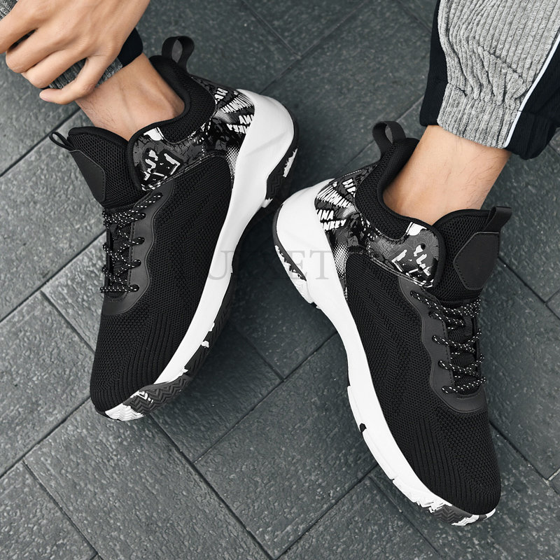 Mens Basketball Shoes for Men Sneakers Men's Fashion High Top Running Tennis Shoe Women's Boys Student Athletic Sport Shoes