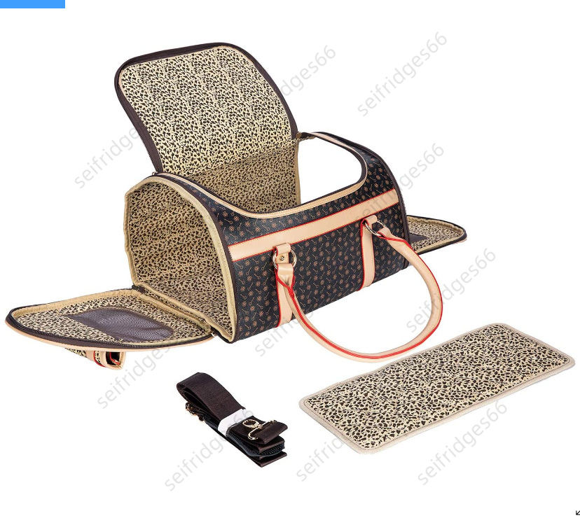 Stylish Multipurpose Pet Tote with Raised Pattern Detailing - Ideal for Car Rides and Everyday Use