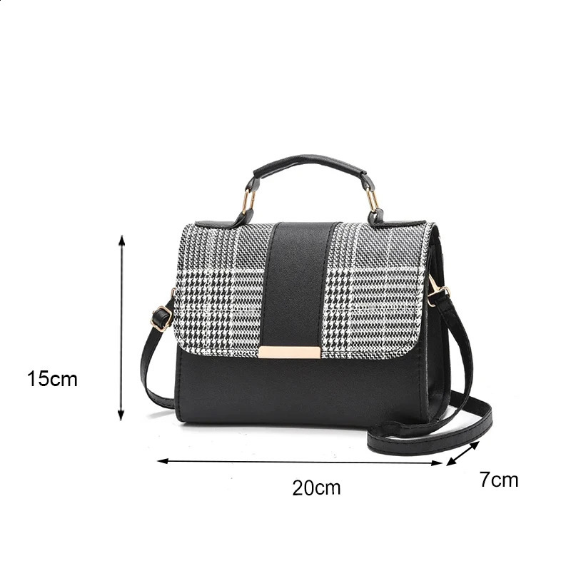 Retro Style PU Leather Crossbody Bag: Stylish Women's Shoulder Handbag 4 78b47