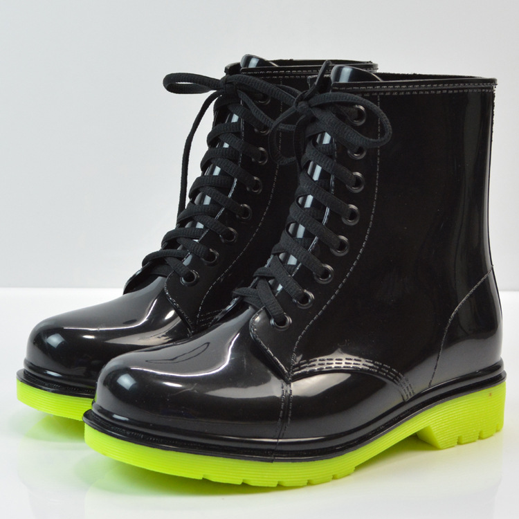 Rain New Warm Fashion Platform Slip On Waterproof Motorcycle Ankle Boots Flat With Woman Shoes 763 27b6