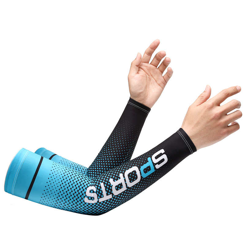 Cross border wholesale ice silk sleeve cover summer sunscreen sleeve ice sleeve cycling arm protection sunscreen