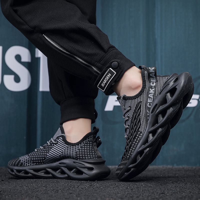 Running Shoes Mens Sneaker Outdoor Lightweight Thick Soled Walking Shoes Training