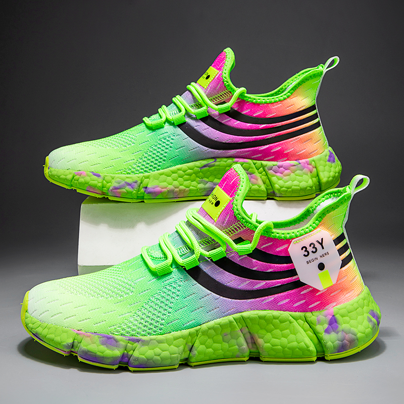 Men Tennis Casual Marathon Sport Shoes Lightweight Breathable Unisex Athletic Trainers Sneakers for Male Footwear a421